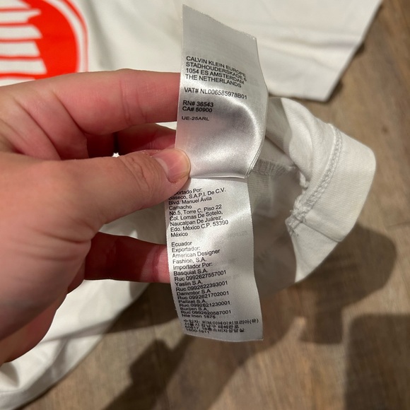 EST 1978 Calvin Klein eagle graphic logo t shirt - Picture 8 of 10